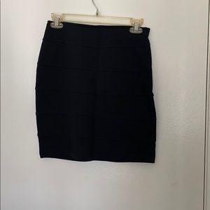 Black pencil skirt